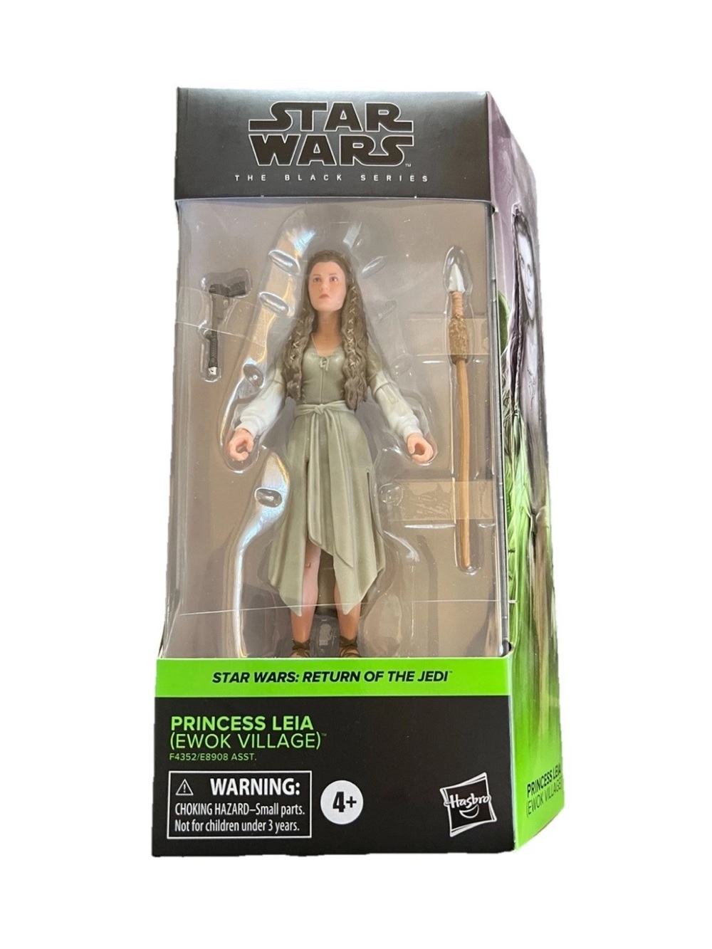 Hasbro Star Wars Princess Leia (Ewok Village) Black Green Packaging New sealed